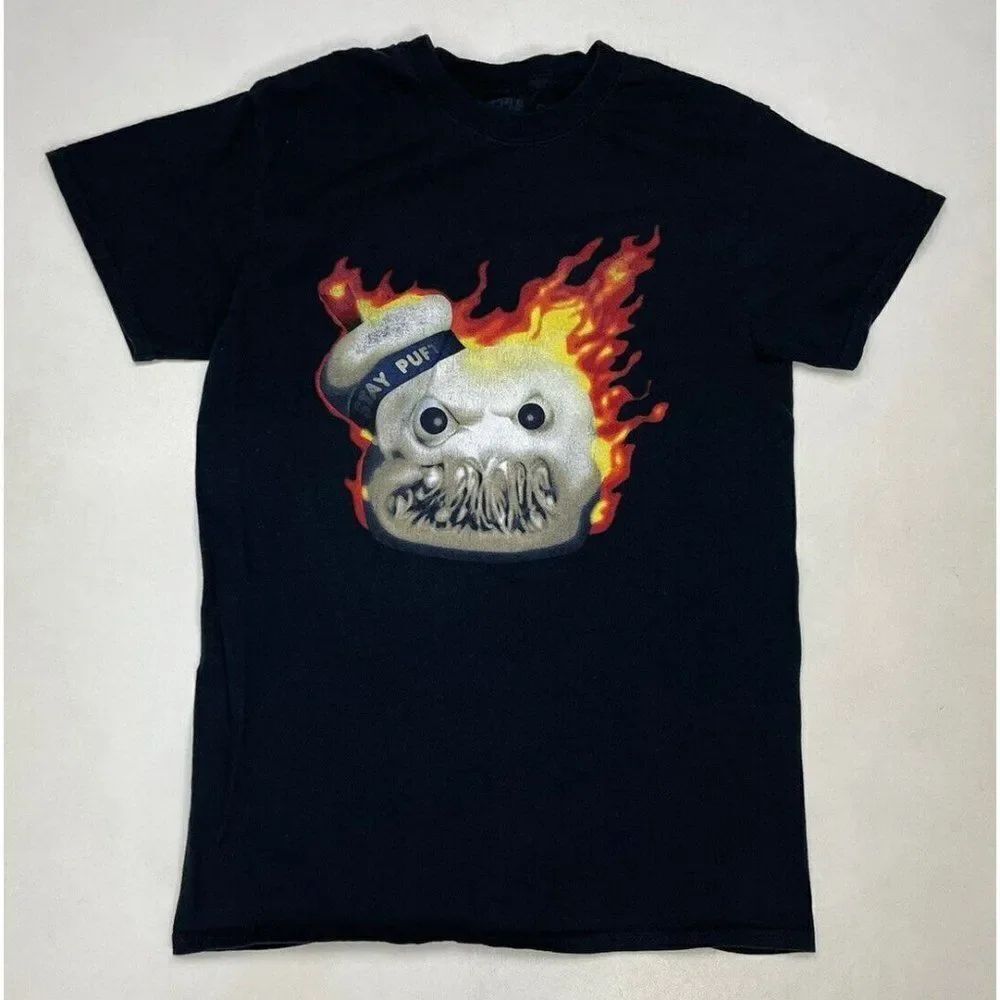 Ghostbusters Graphic T-shirt Men Adult Small Black